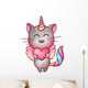 Caticorn Unicorn Cat Wall Decal