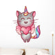 Caticorn Unicorn Cat Wall Decal