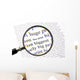 Reading Fine Print Wall Mural