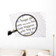 Reading Fine Print Wall Mural
