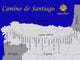 camino de santiago, route Wall Mural