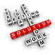solution crossword Wall Decal