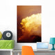 Large Yellow Sunset Storm Cloud Wall Mural