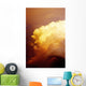 Large Yellow Sunset Storm Cloud Wall Mural