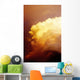 Large Yellow Sunset Storm Cloud Wall Mural