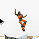 Orange Robot Astronaut Wall Decal