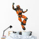 Orange Robot Astronaut Wall Decal