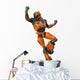Orange Robot Astronaut Wall Decal