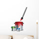 RGB paint tin with brush Wall Decal