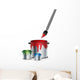 RGB paint tin with brush Wall Decal