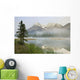 Whitegoat Lake And Mount Elliot, Kootenay Plains, Alberta, Canada Wall Mural