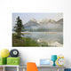 Whitegoat Lake And Mount Elliot, Kootenay Plains, Alberta, Canada Wall Mural