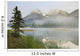 Whitegoat Lake And Mount Elliot, Kootenay Plains, Alberta, Canada Wall Mural