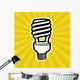 Compact Fluorescent Lightbulb Wall Mural