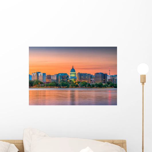 Madison Wisconsin Usa Skyline Wall Decal