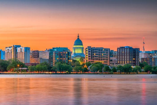 Madison Wisconsin Usa Skyline Wall Decal