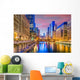 Chicago Illinois Usa Cityscape Bridge Wall Decal
