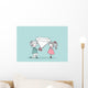 wedding set - engagement Wall Mural
