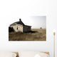 Abandoned Building In Ghost Town Of Robsart, Saskatchewan, Canada Wall Mural