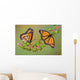 Viceroys on Poke Weed Wall Mural