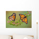 Viceroys on Poke Weed Wall Mural