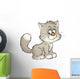 Grey Kitten Wall Decal