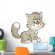 Grey Kitten Wall Decal