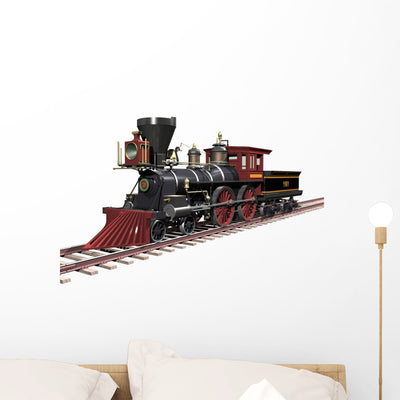 Locomotive Railway shown on a wall