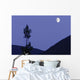 View Of Moon And Mountains, Gaspesie, Quebec Wall Mural
