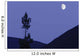 View Of Moon And Mountains, Gaspesie, Quebec Wall Mural