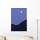 View Of Moon And Mountains, Gaspesie, Quebec Wall Mural