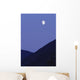View Of Moon And Mountains, Gaspesie, Quebec Wall Mural