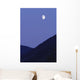 View Of Moon And Mountains, Gaspesie, Quebec Wall Mural