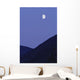 View Of Moon And Mountains, Gaspesie, Quebec Wall Mural