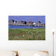 Fishing Shacks Line The Bay At Malpeque Harbour, Pei Wall Mural