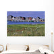 Fishing Shacks Line The Bay At Malpeque Harbour, Pei Wall Mural