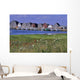 Fishing Shacks Line The Bay At Malpeque Harbour, Pei Wall Mural