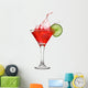 Red Cocktail with Splash