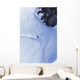Young Man Skiing On Ungroomed Slope Near Fortress Mountain Wall Mural