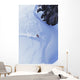 Young Man Skiing On Ungroomed Slope Near Fortress Mountain Wall Mural