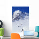 Two Young Men Skiing Untracked Powder In Figure 8's Wall Mural