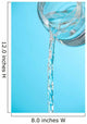 Stream Of Water Being Poured From A Pitcher Wall Mural