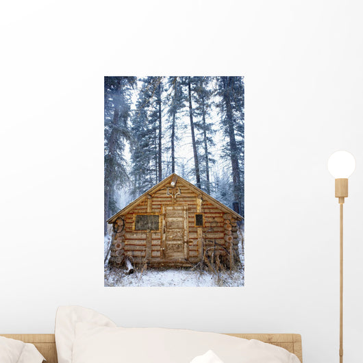 Hunting Cabin, Alberta Wall Mural