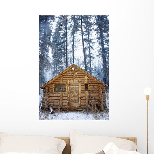 Hunting Cabin, Alberta Wall Mural