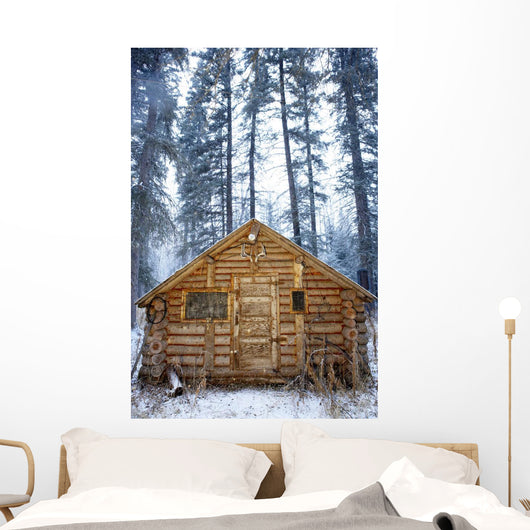 Hunting Cabin, Alberta Wall Mural