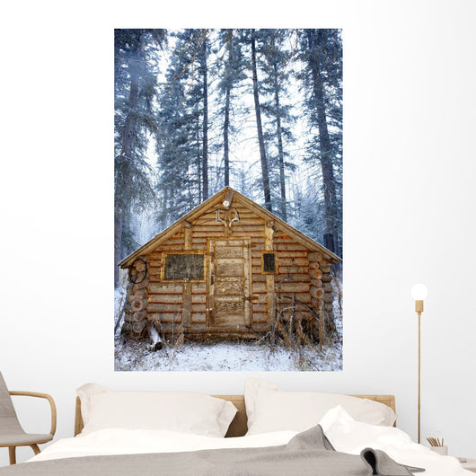 Hunting Cabin, Alberta Wall Mural