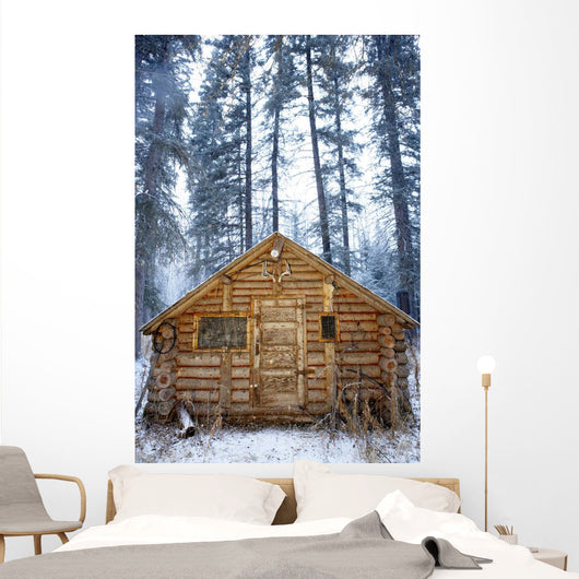 Hunting Cabin, Alberta Wall Mural