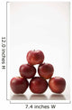 Pyramid Of Organic Apples Wall Mural
