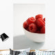 Bowl Of Raspberries Wall Mural