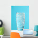 Very Full Glass Of Water With Ice Wall Mural